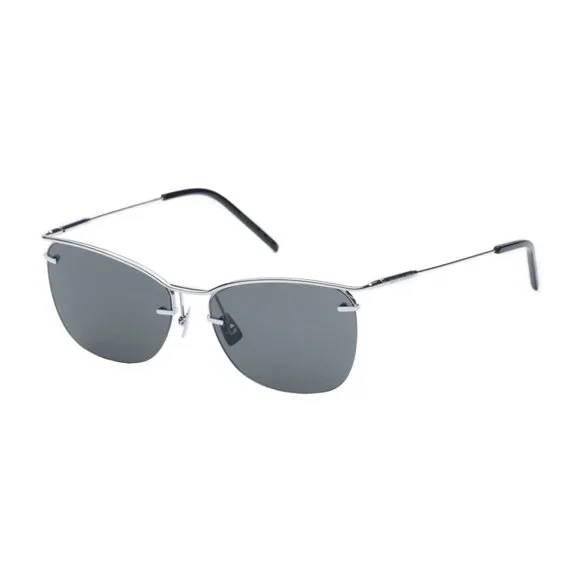 Saint Laurent 56mm oval cat eye sunglasses SAINT LAURENT Cat Eye Sunglasses, 56mm | Bloomingdale main image 3